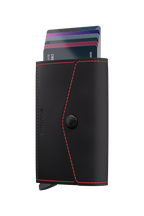 Envelope Wallet Matte Black Red
