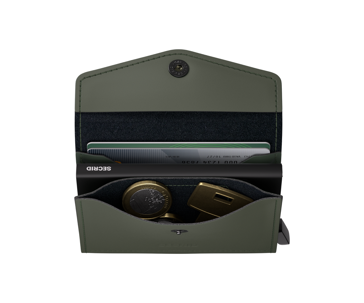 Envelope Wallet Matte Green