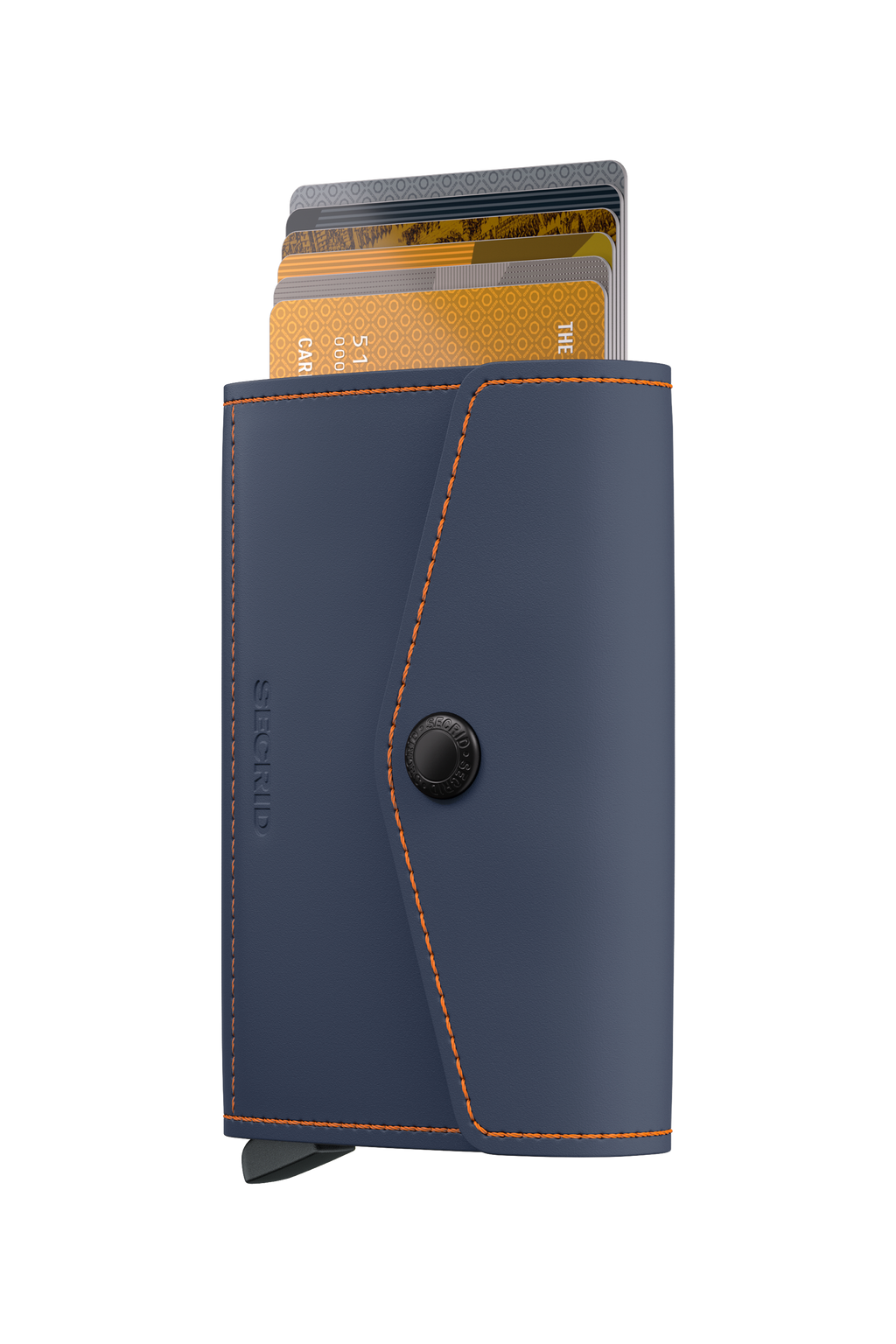 Envelope Wallet Matte Night Blue & Orange