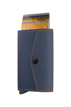 Envelope Wallet Matte Night Blue & Orange