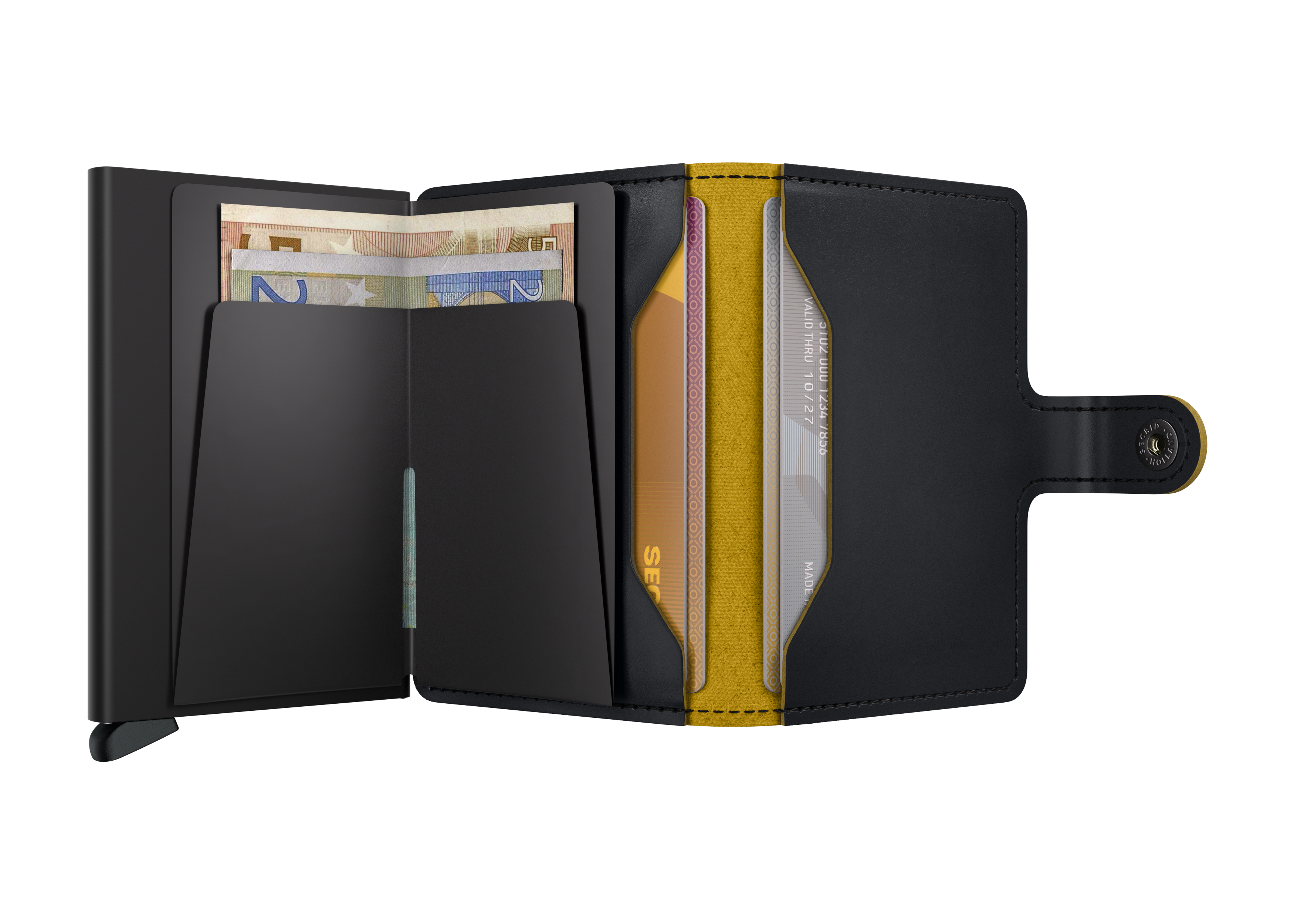 Miniwallet Matte Black Ochre