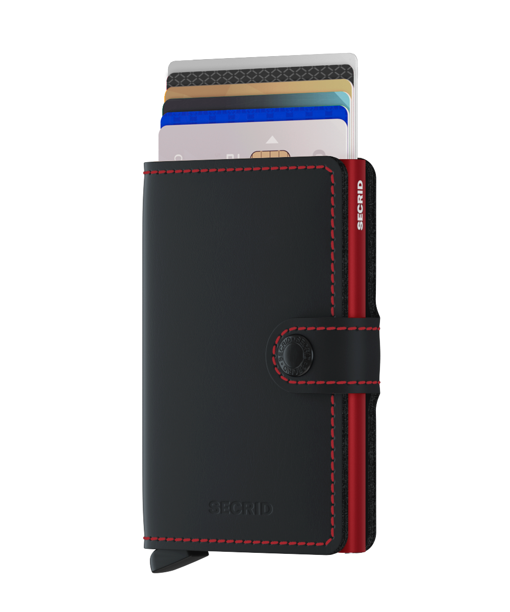 Miniwallet Matte Black Red