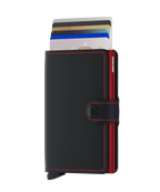 Miniwallet Matte Black Red