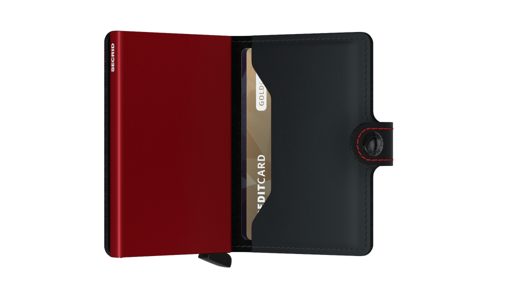 Miniwallet Matte Black Red