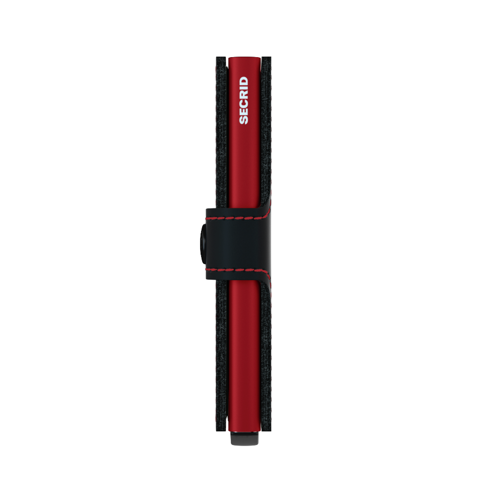 Miniwallet Matte Black Red