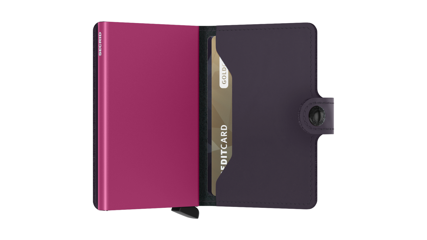 Miniwallet Matte Dark Purple Fuchsia