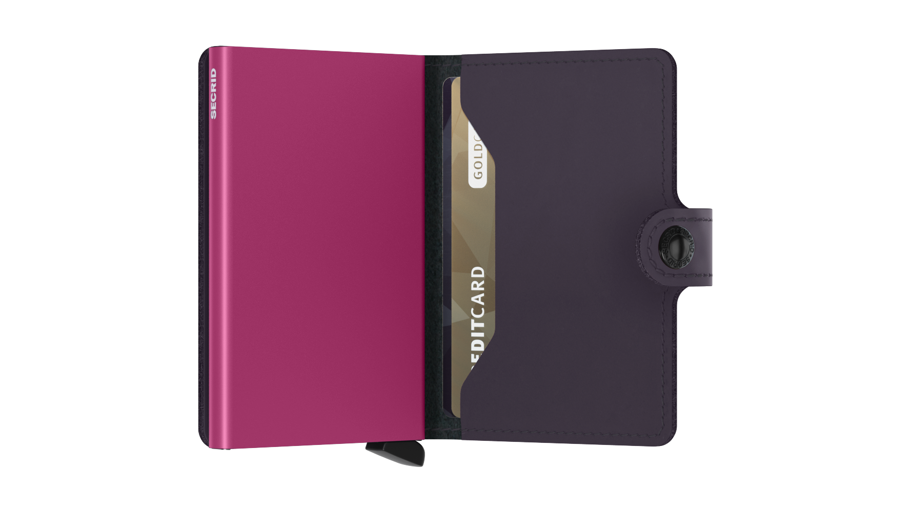 Miniwallet Matte Dark Purple Fuchsia