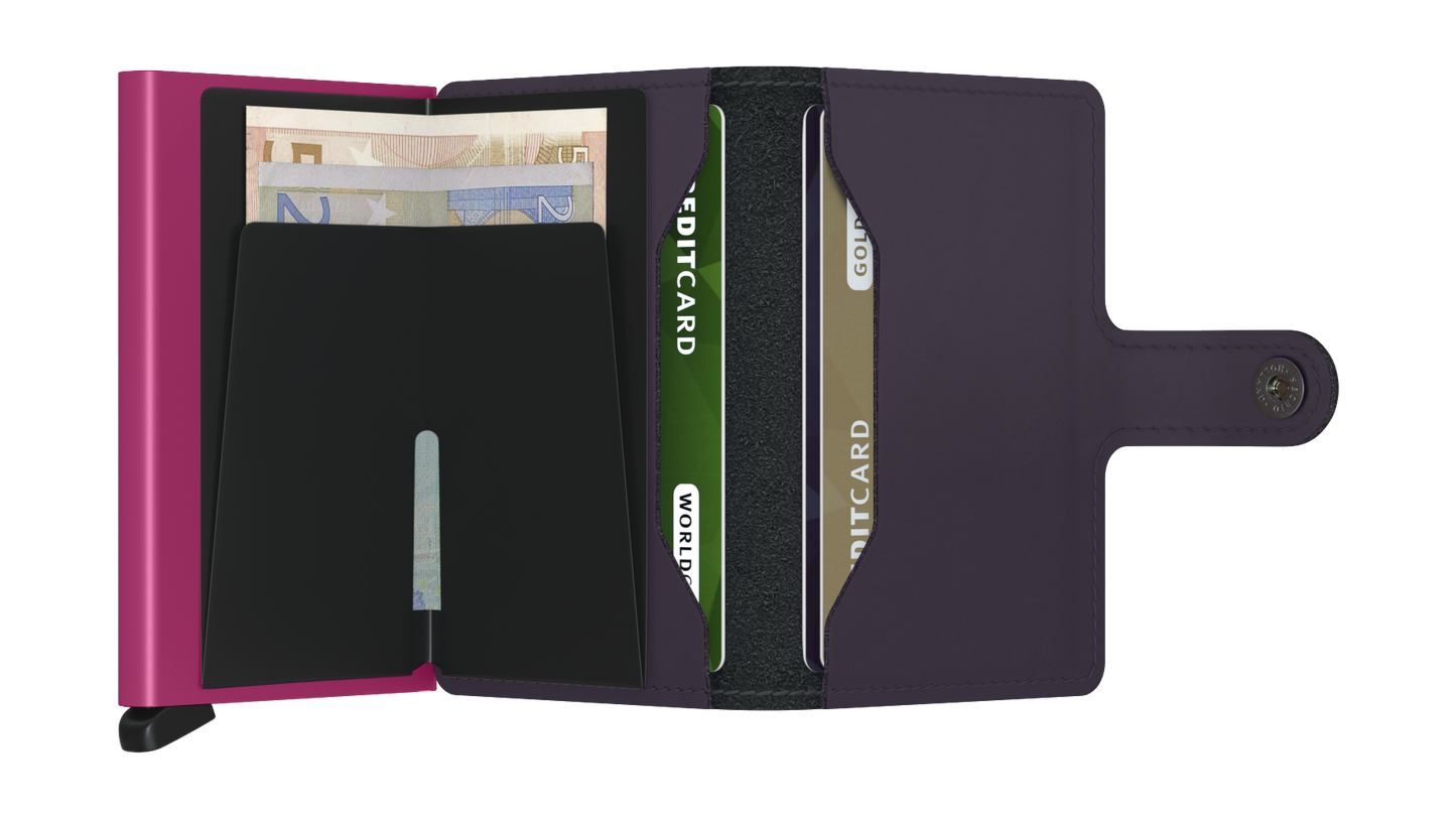 Miniwallet Matte Dark Purple Fuchsia