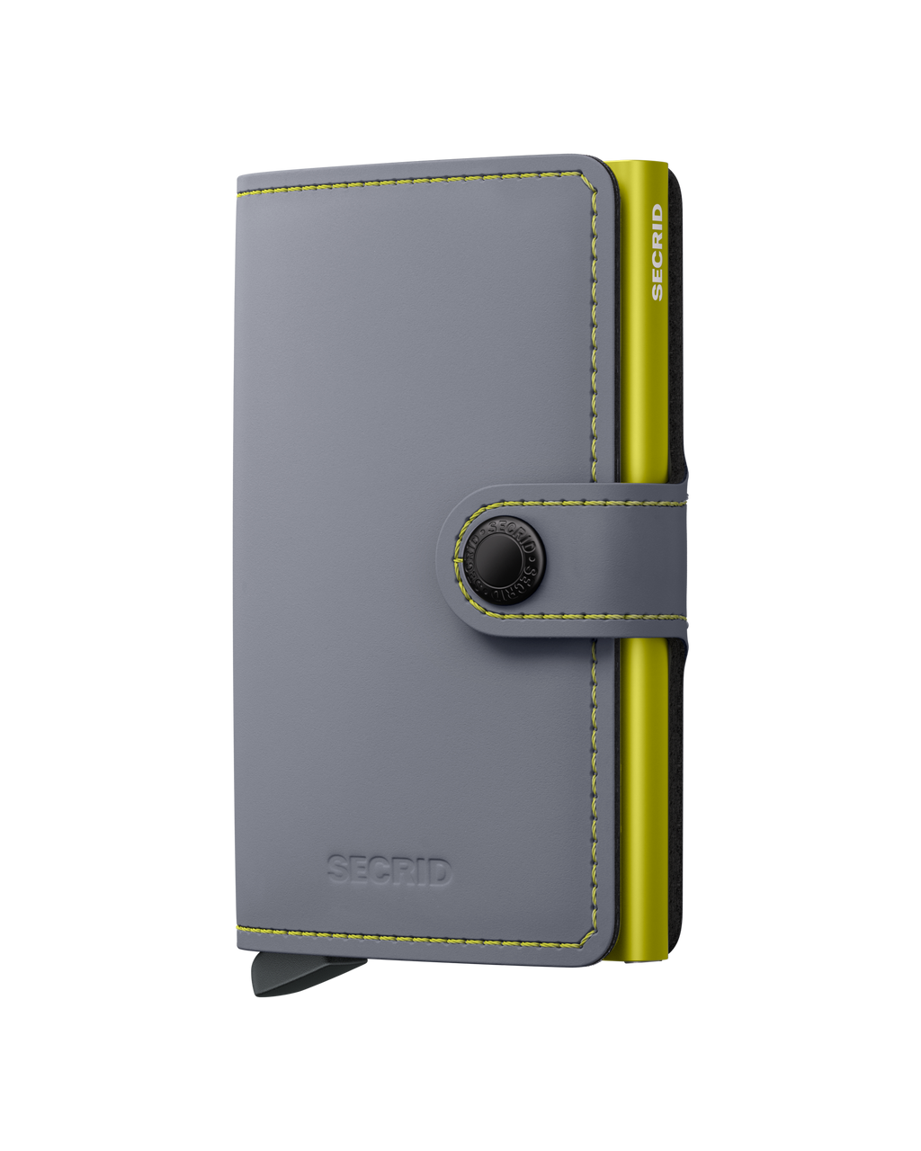 Miniwallet Matte Grey & Lime