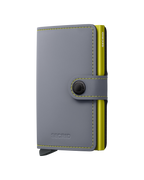 Miniwallet Matte Grey & Lime