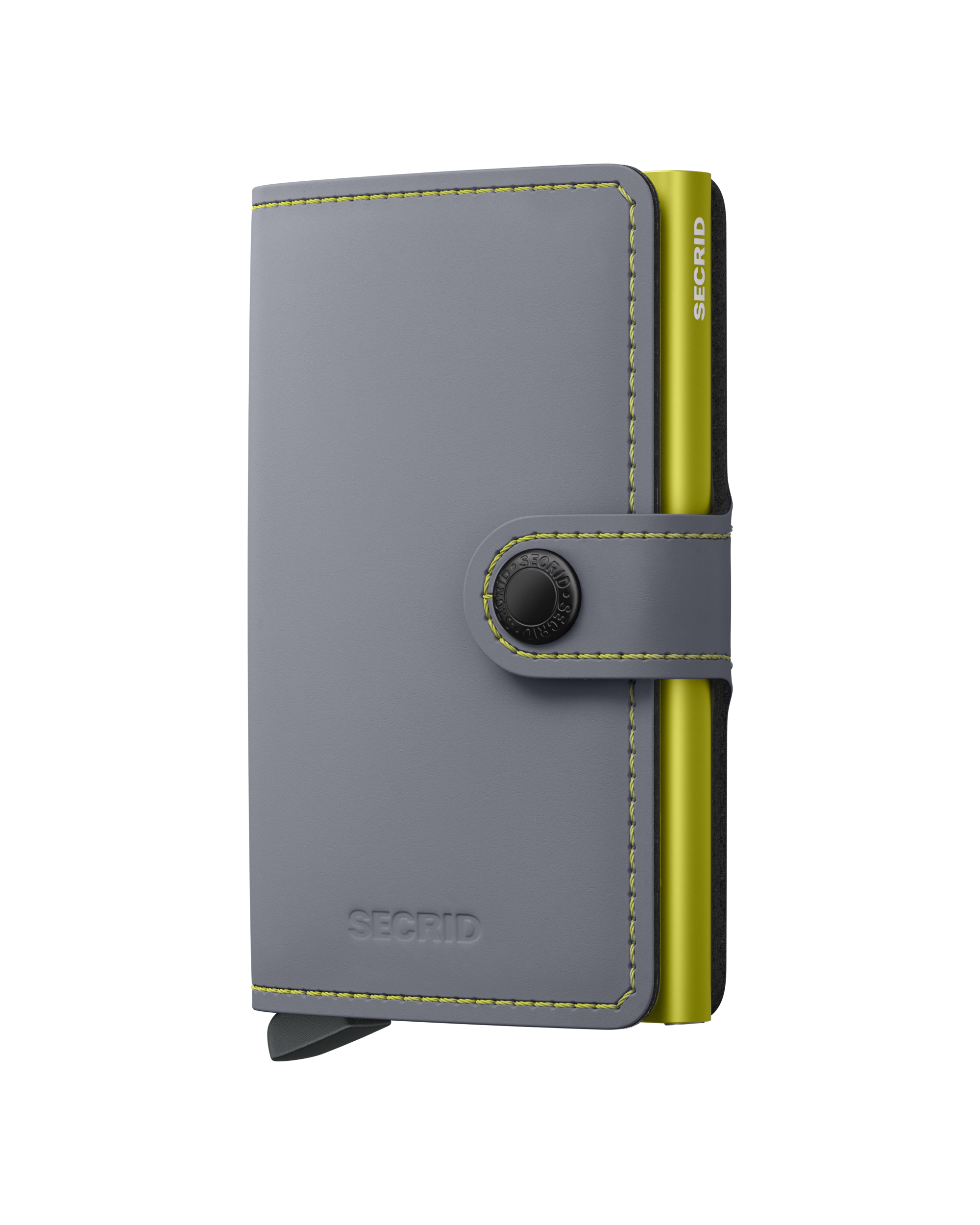 Miniwallet Matte Grey & Lime