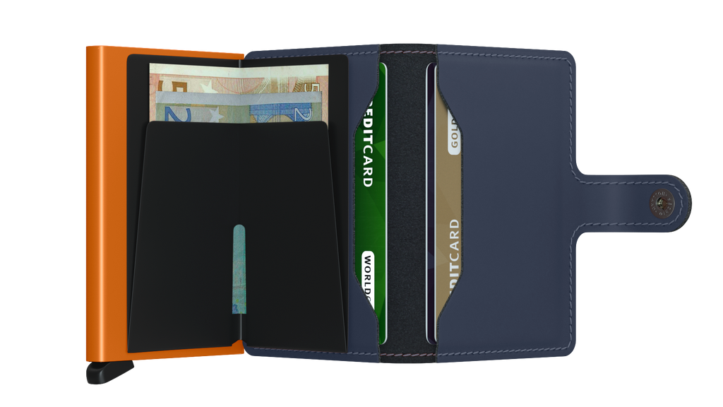 Miniwallet Matte Night Blue Orange