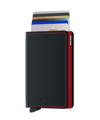 Slimwallet Matte Black Red