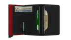 Slimwallet Matte Black Red