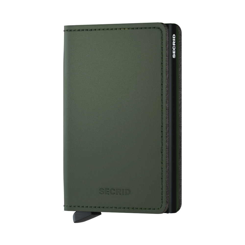 Slimwallet Matte Green Black