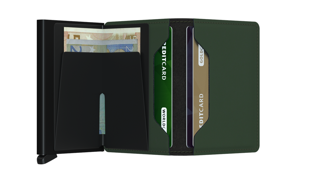 Slimwallet Matte Green Black