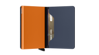 Slimwallet Matte Night Blue Orange