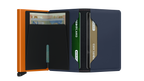 Slimwallet Matte Night Blue Orange
