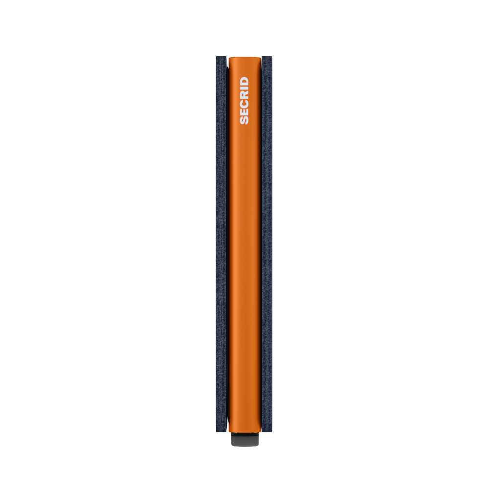 Slimwallet Matte Night Blue Orange