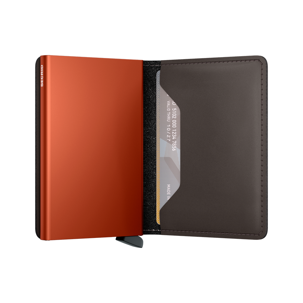 Slimwallet Matte Truffle Orange