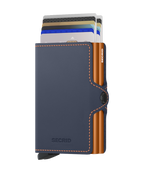 Twinwallet Matte Nightblue & Orange
