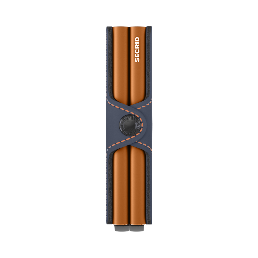 Twinwallet Matte Nightblue & Orange
