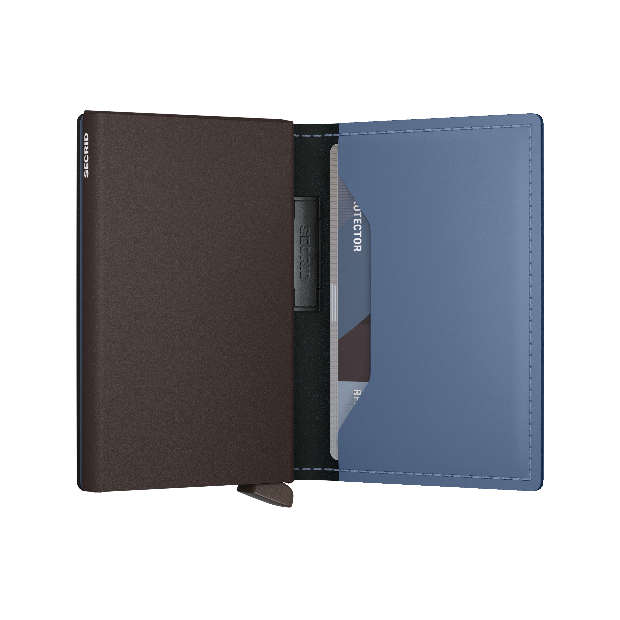 Bandwallet Matte Steel Blue Brown