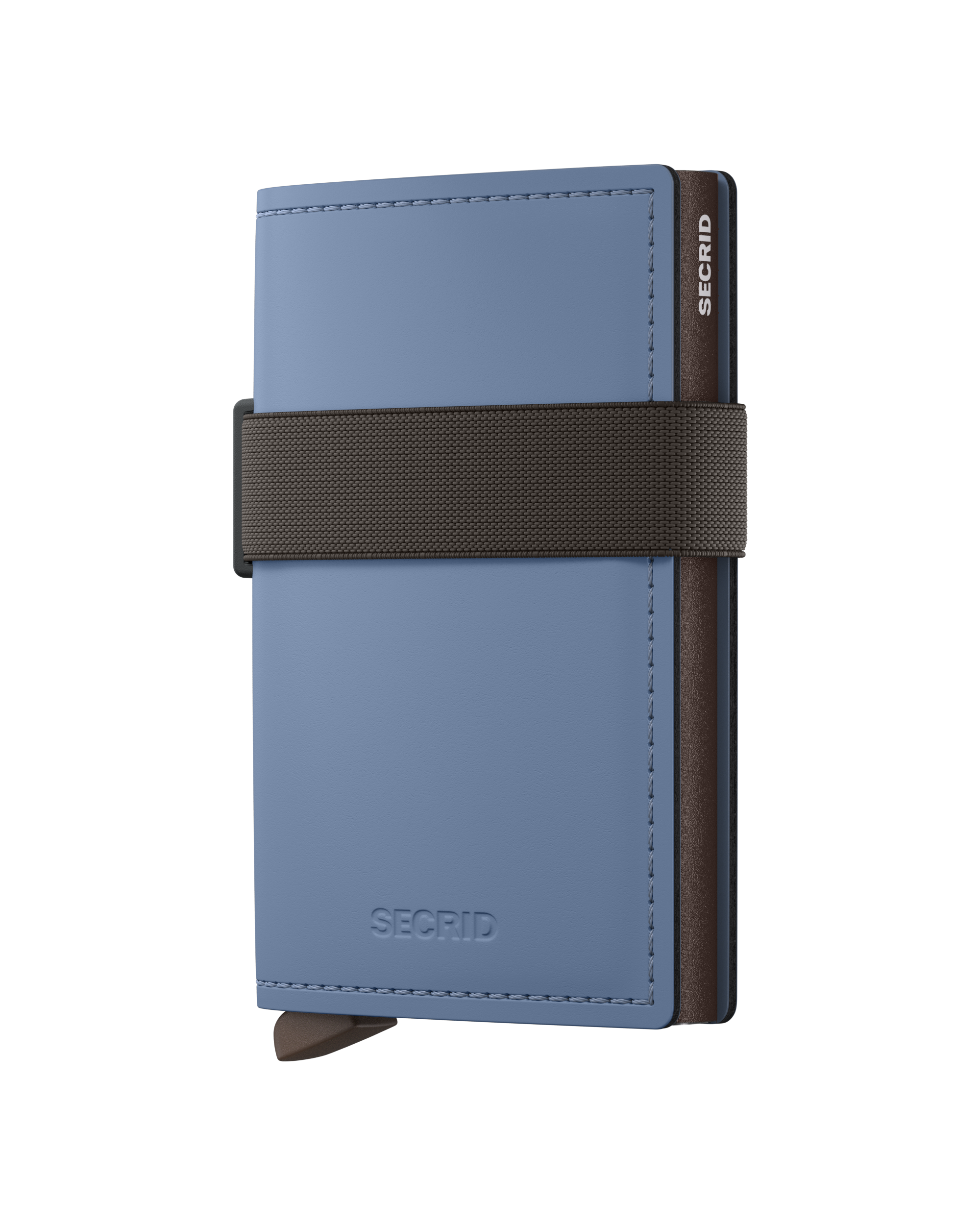 Bandwallet Matte Steel Blue Brown