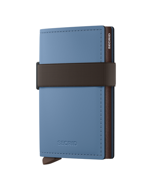 Bandwallet Matte Steel Blue Brown