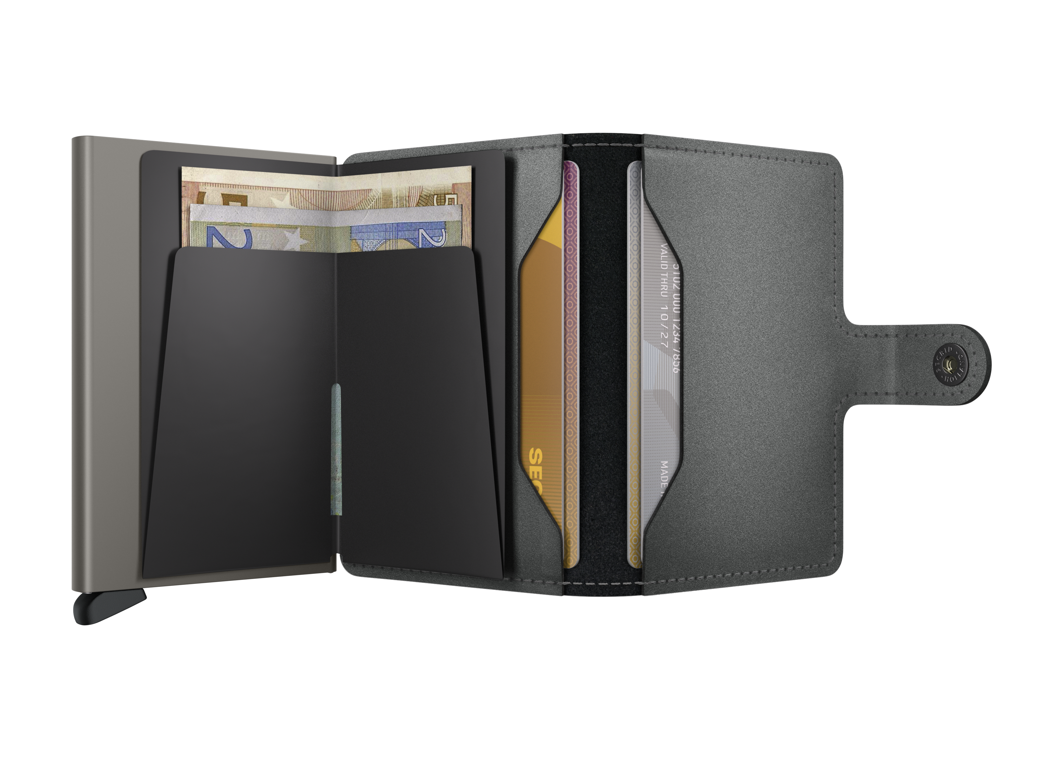 Miniwallet Matte Satin Steel