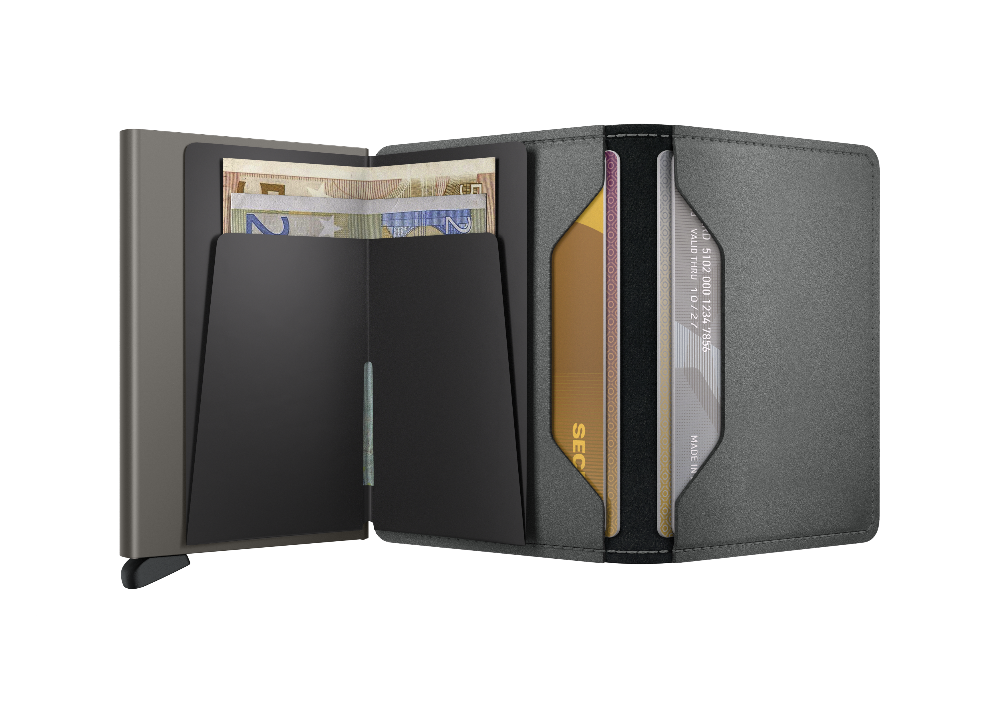 Slimwallet Matte Satin Steel