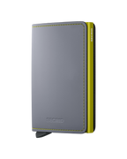 Slimwallet Matte Grey & Lime