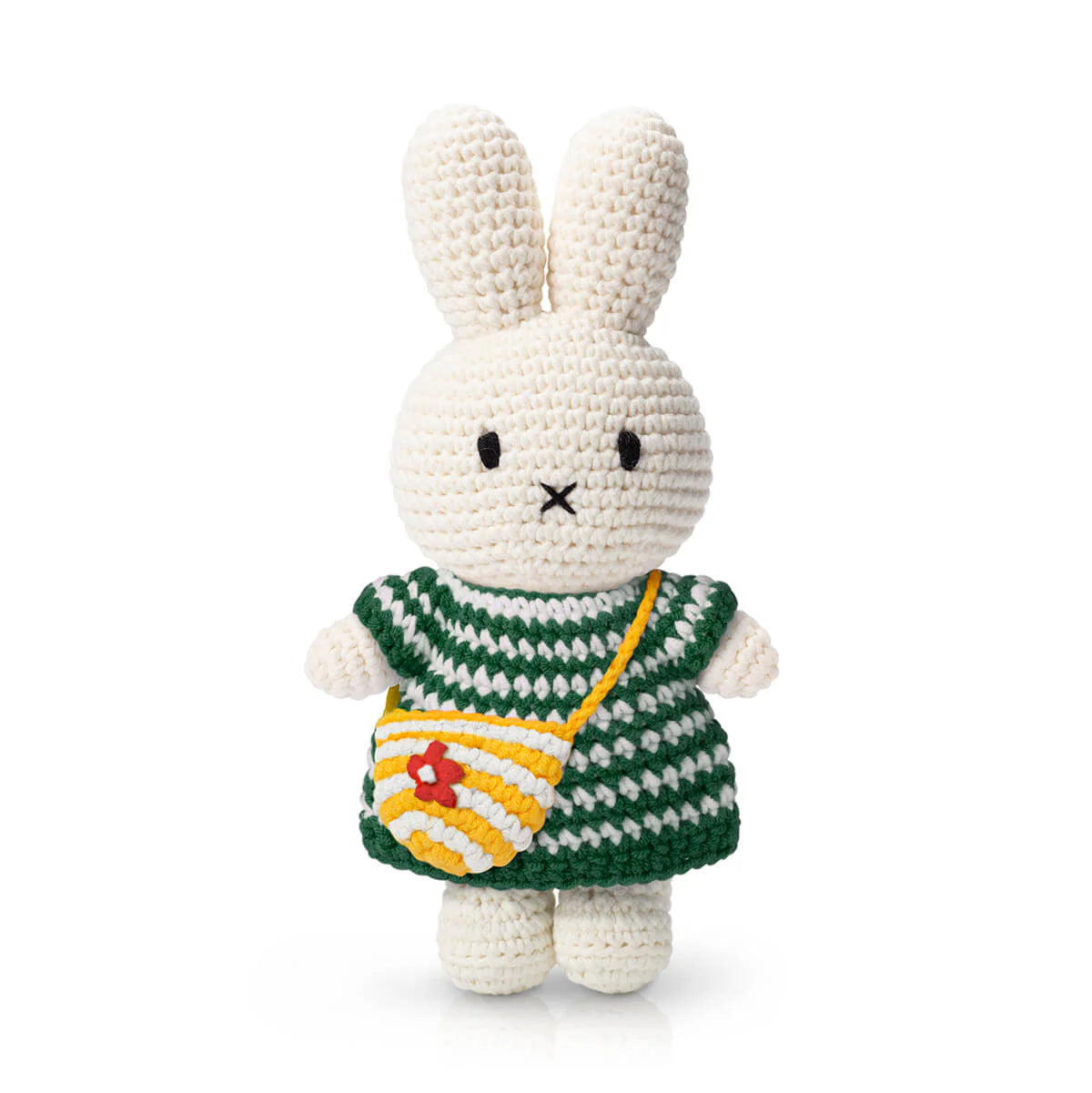 Miffy | Green Striped Dress + Bag Doll