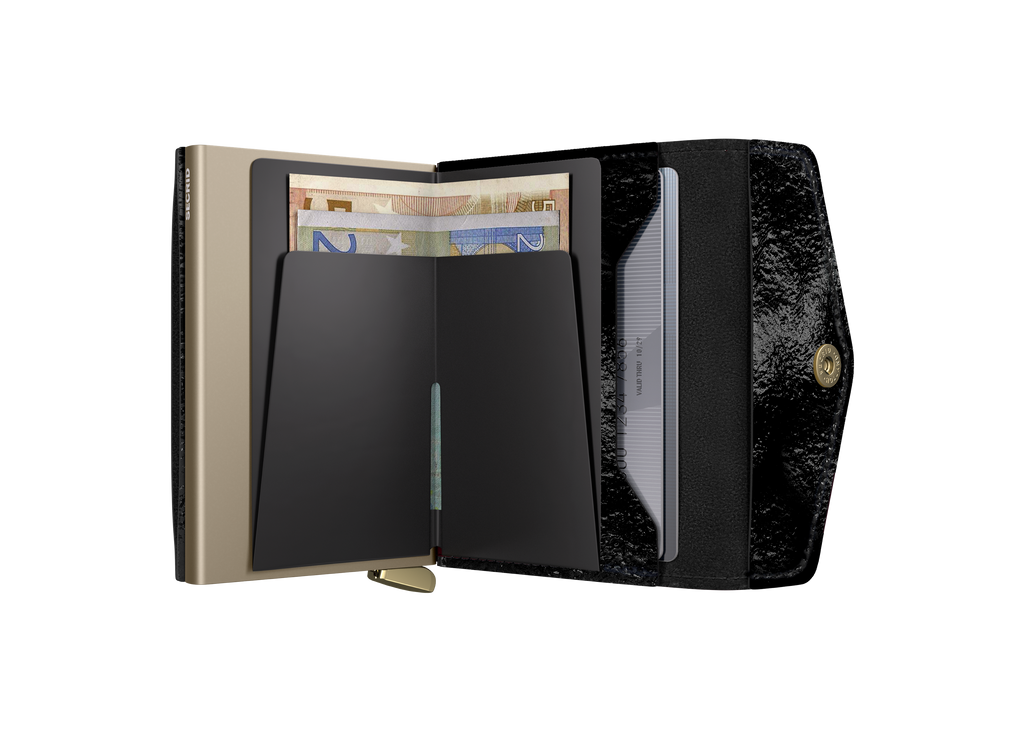 Premium Envelope Wallet Naplak Black+