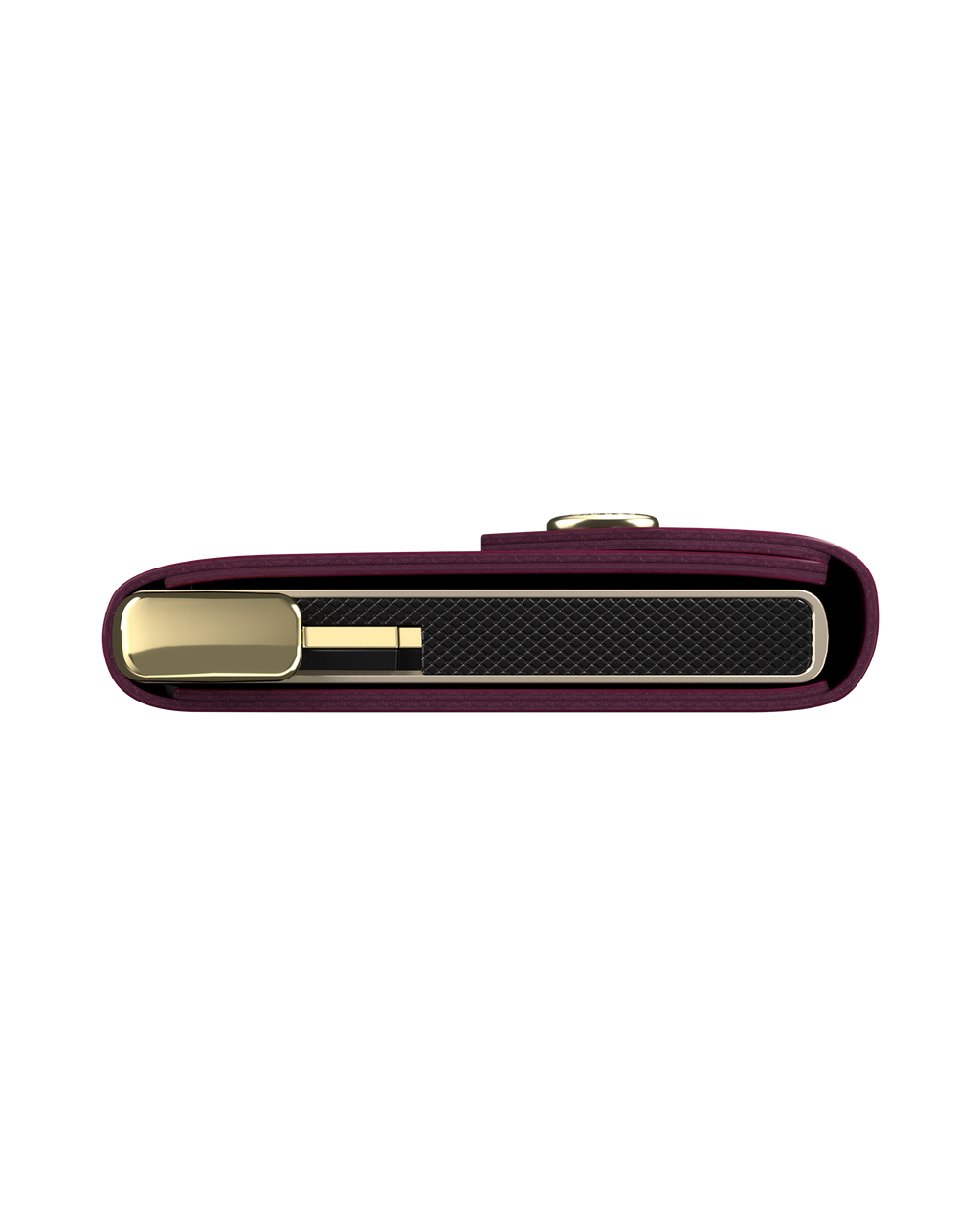 Premium Envelope Wallet Naplak Plum+