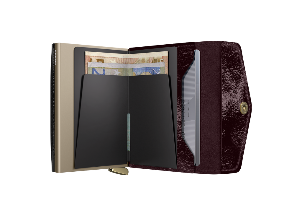 Premium Envelope Wallet Naplak Plum+