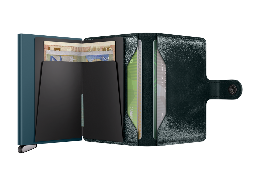 Premium Miniwallet Naplak Bottle Green+