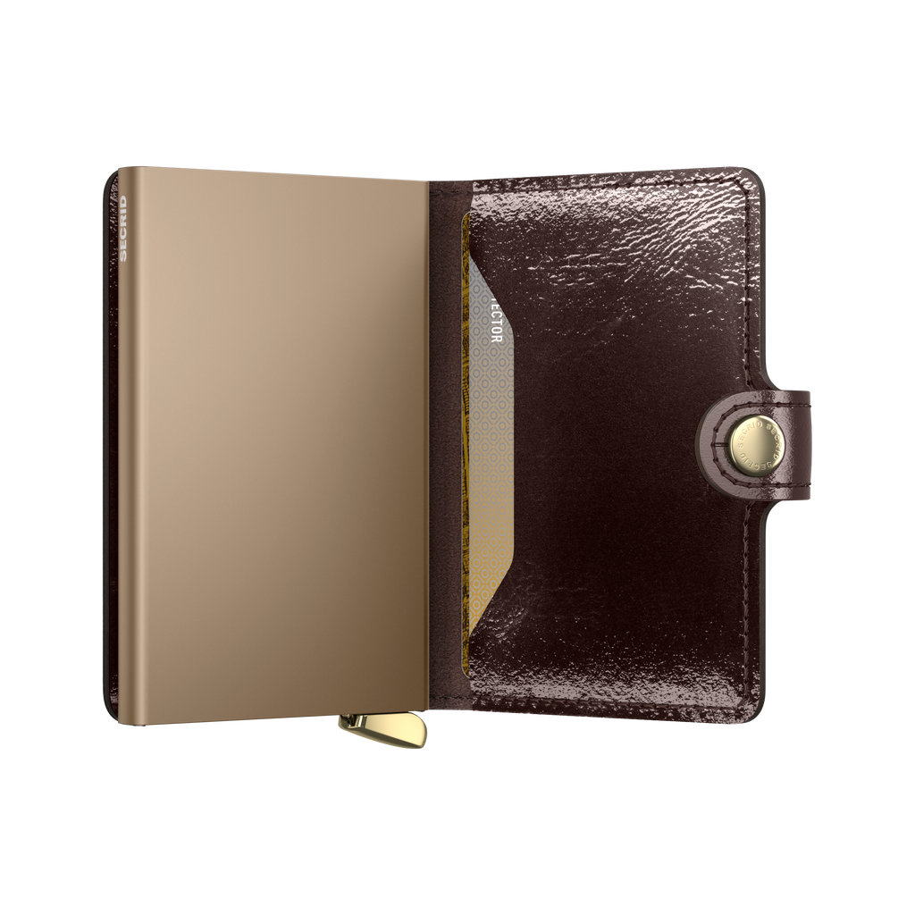 Premium Miniwallet Naplak Mahogany+