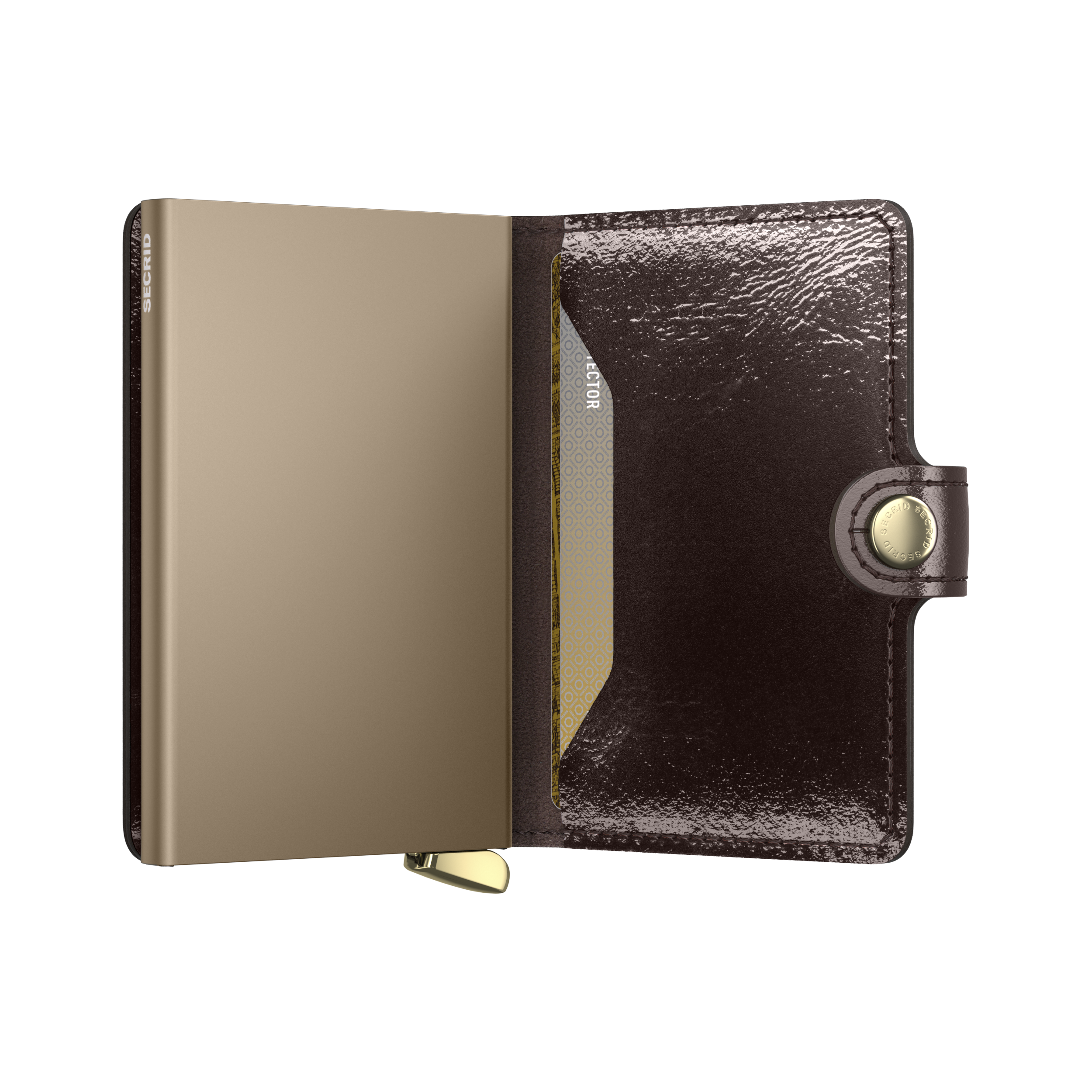 Premium Miniwallet Naplak Mahogany+