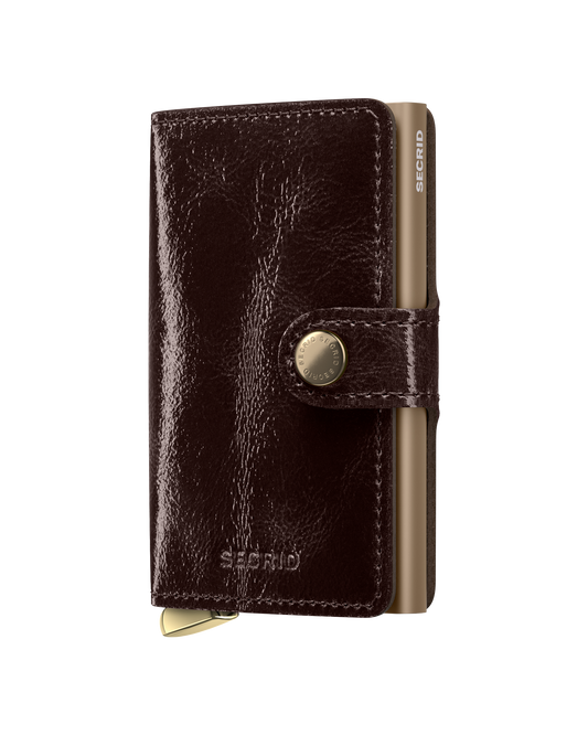 Premium Miniwallet Naplak Mahogany+