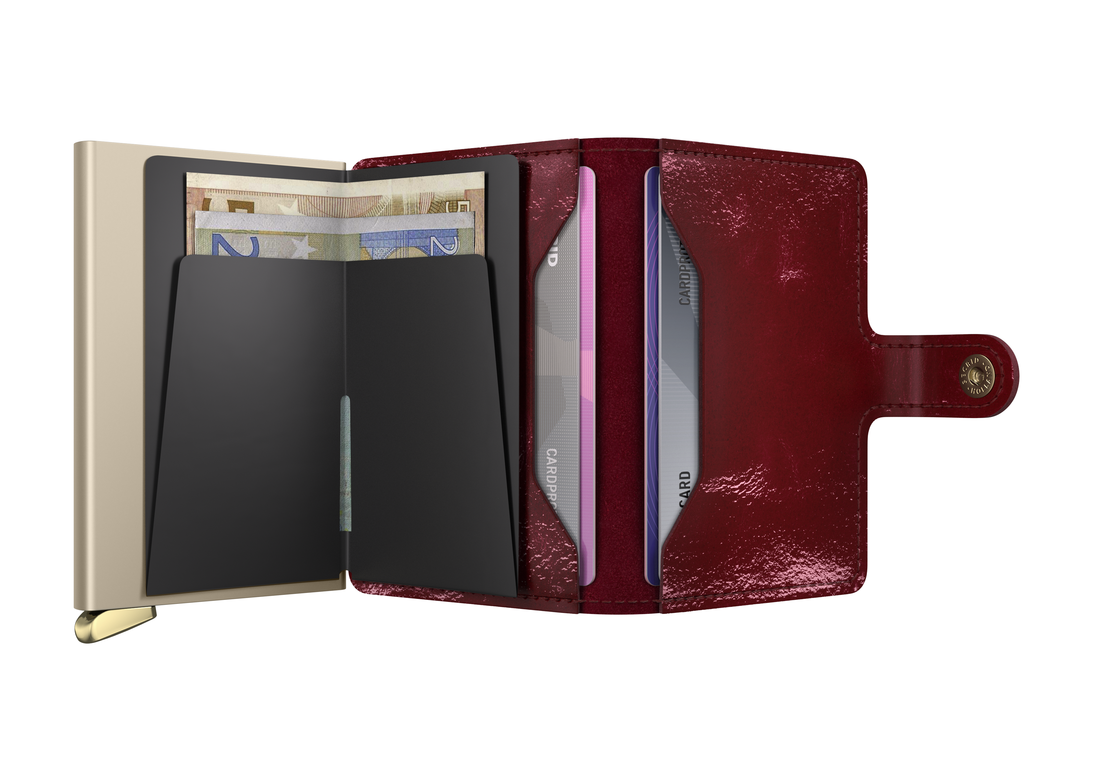 Premium Miniwallet Naplak Red+
