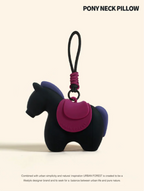 Urban Forest Neck Pillow 小馬掛飾充氣頸枕 黑色