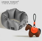 Urban Forest Neck Pillow 小馬掛飾充氣頸枕 灰色