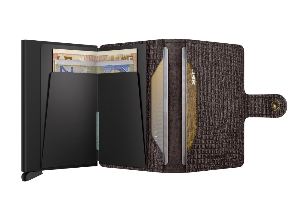 Miniwallet Palmellato Brown