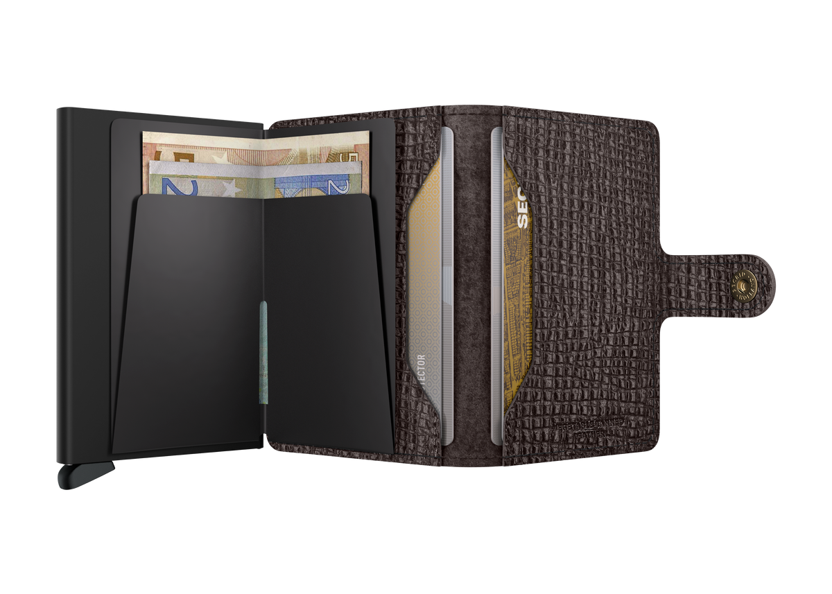 Miniwallet Palmellato Brown
