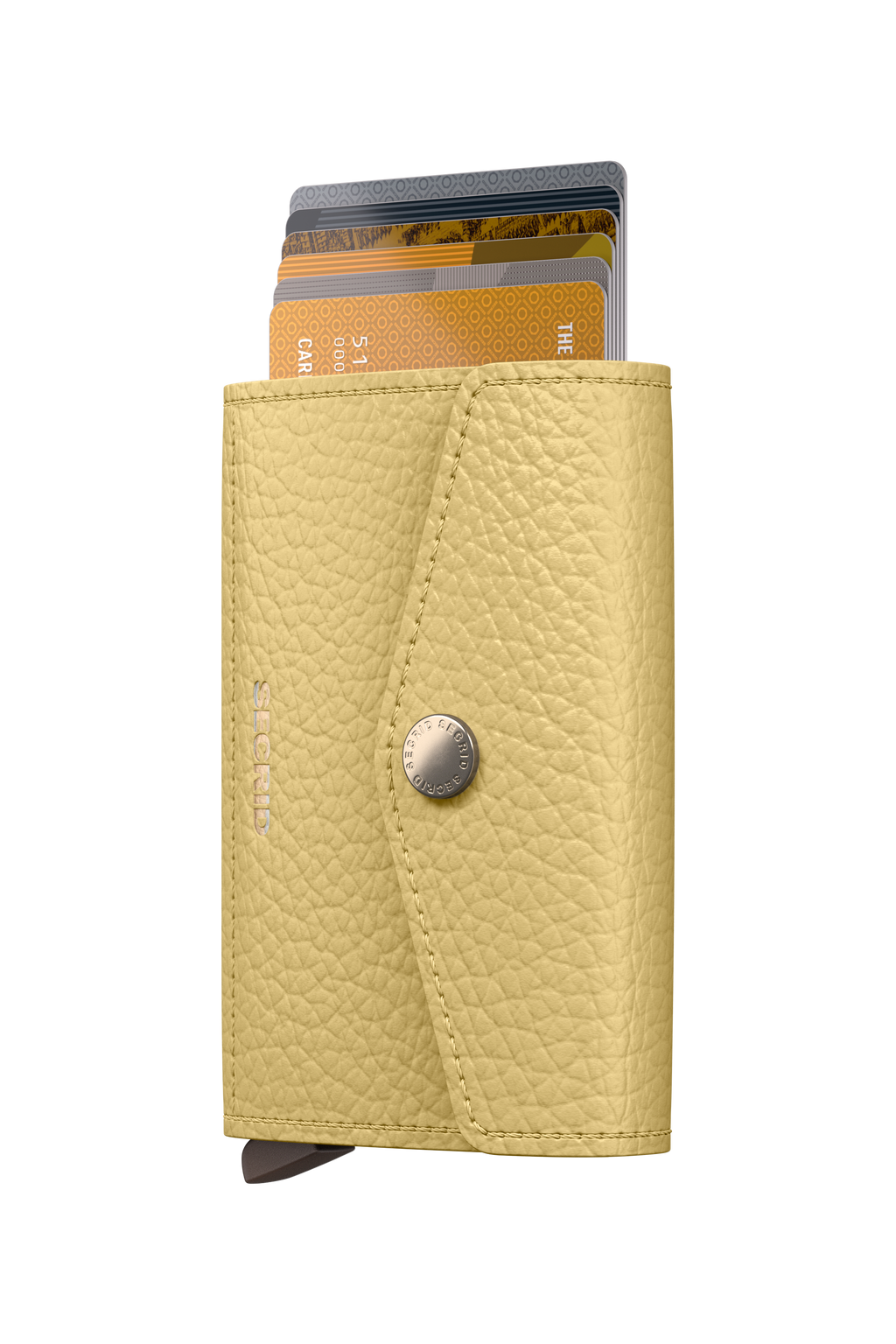 Envelope Wallet Pebble Butter Yellow