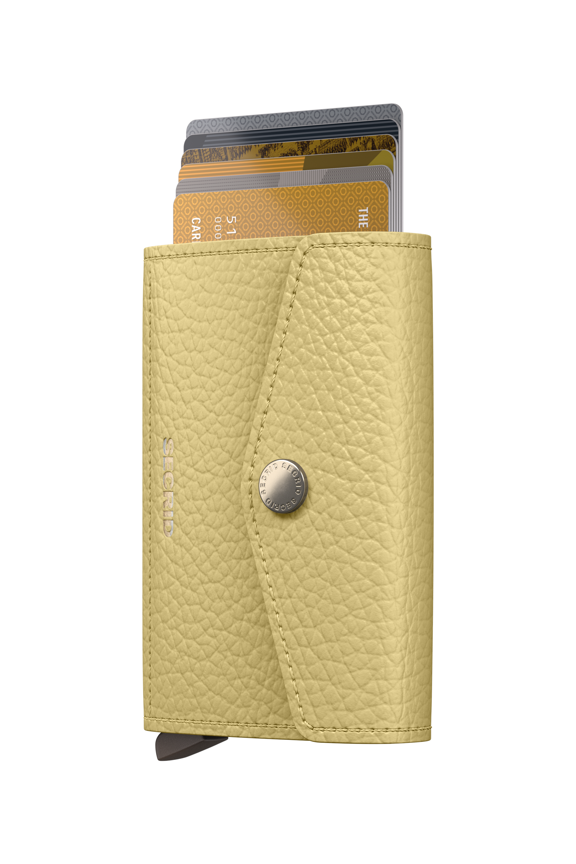 Envelope Wallet Pebble Butter Yellow