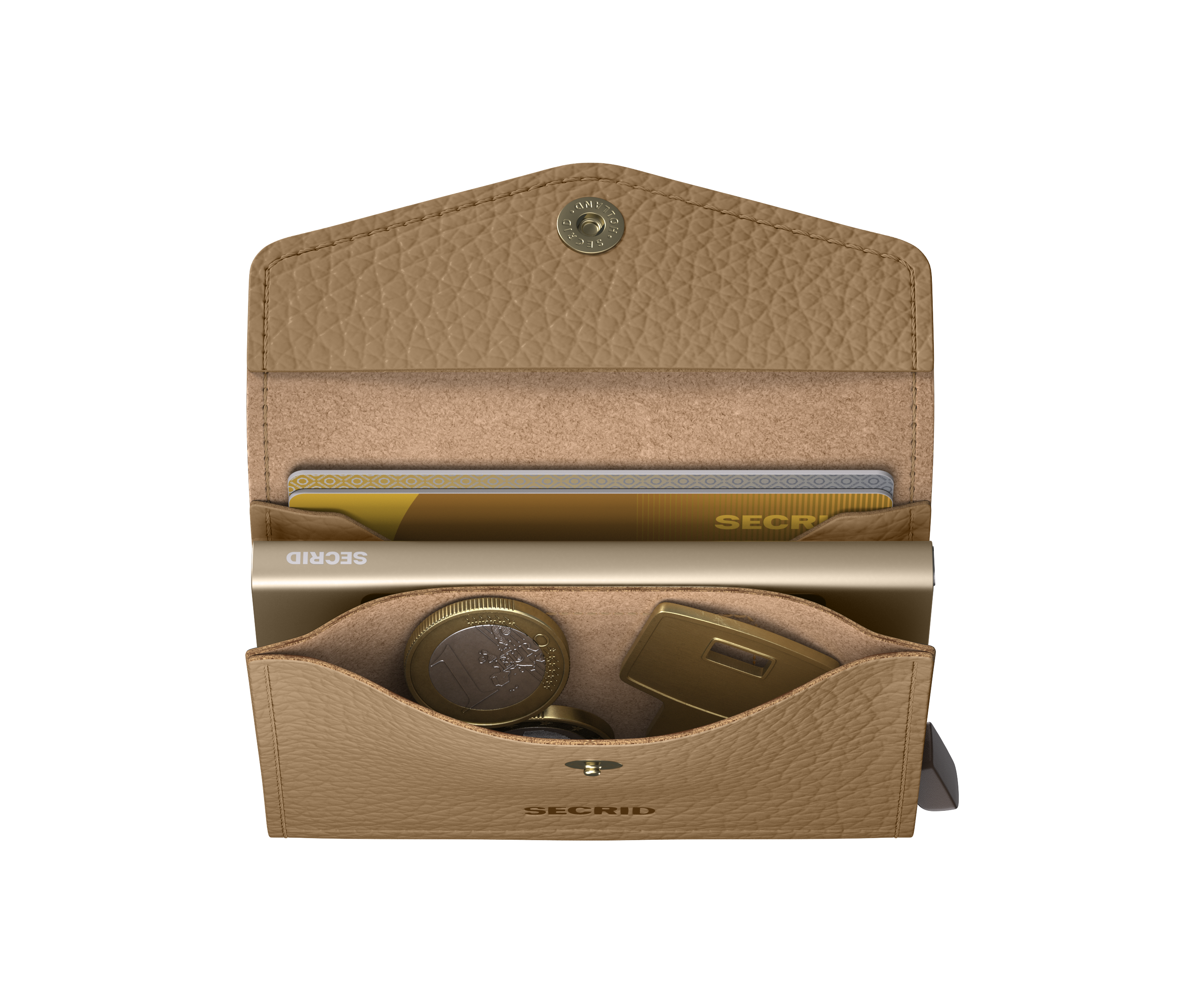 Envelope Wallet Pebble Cappuccino