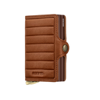 Premium Twinwallet Emboss Line Cognac