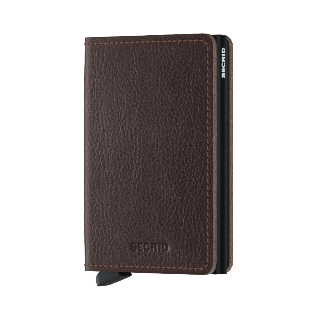 Mix & Match | Slimwallet Vegetable Tanned Brown